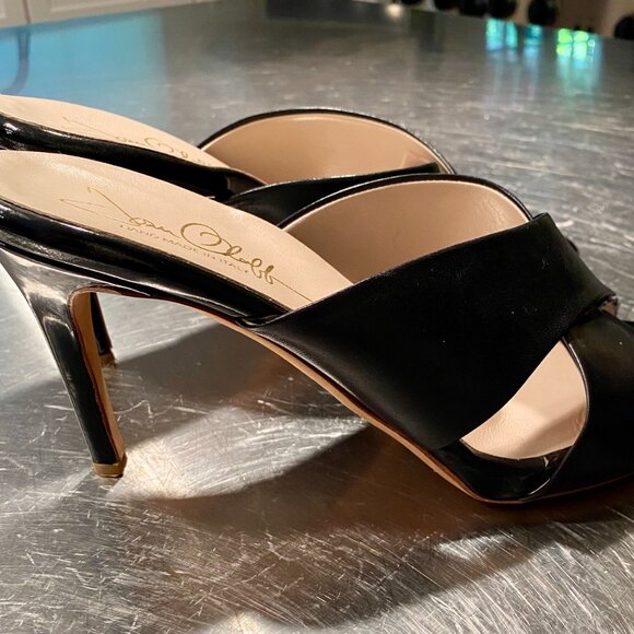 Joan Oloff 3.5" Heels, Black, size 39 UR, 8.5 US - Picture 5 of 5